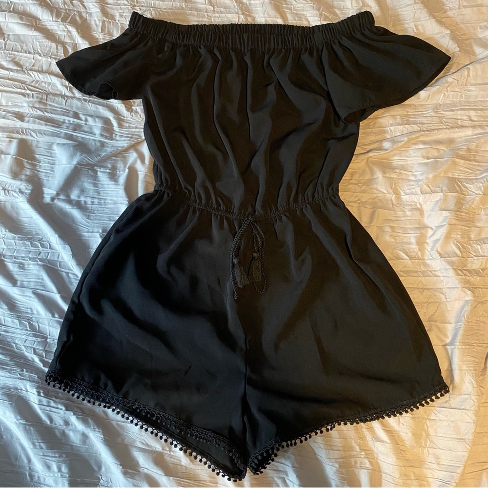 Bebop off-shoulder romper